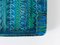 Posacenere quadrato Mid-Century smaltato blu attribuito ad Aldo Londi per Bitossi, Italia, anni '50, Immagine 8