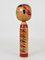 Hand-Painted Decorative Togatta Kokeshi Doll Figurine, Northern Japan, 1930s, Image 7