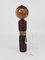 Handbemalte dekorative Kokeshi Puppenfigur, Nordjapan, 1930er 4