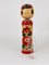 Hand-Painted Decorative Naruko Kokeshi Doll Figurine, Northern Japan, 1930s, Image 3