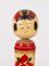 Hand-Painted Decorative Naruko Kokeshi Doll Figurine, Northern Japan, 1930s, Image 4