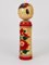 Handbemalte Dekorative Naruko Kokeshi Puppenfigur, Nordjapan, 1930er 8