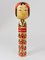 Handbemalte dekorative Kokeshi Puppenfigur, Nordjapan, 1930er 9
