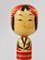 Figura de muñeca Kokeshi decorativa pintada a mano, norte de Japón, años 30, Imagen 7
