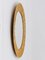 Mid-Century Round Wall Mirror with Raffia Bast Frame, France, 1950s, Image 4