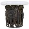 Milieu de Table Bacchus Putto Art Nouveau en Marbre de Bronze attribué à Gustav Gurschner, 1920s 1