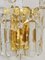 Mid-Century Gilt Brass and Crystal Icicle Glass Scone attributed to J. T. Kalmar for Kalmar, 1970s 16