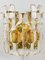 Bollo de vidrio carámbano Mid-Century de latón dorado y cristal atribuido a JT Kalmar para Kalmar, años 70, Imagen 9