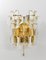 Mid-Century Gilt Brass and Crystal Icicle Glass Scone attributed to J. T. Kalmar for Kalmar, 1970s 4