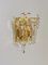 Bollo de vidrio carámbano Mid-Century de latón dorado y cristal atribuido a JT Kalmar para Kalmar, años 70, Imagen 15