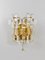 Bollo de vidrio carámbano Mid-Century de latón dorado y cristal atribuido a JT Kalmar para Kalmar, años 70, Imagen 8