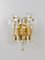 Mid-Century Gilt Brass and Crystal Icicle Glass Scone attributed to J. T. Kalmar for Kalmar, 1970s 8