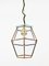 Art Nouveau Pendant Lamp Lantern in the style of Adolf Loos, 1900s 3