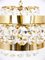 Lampadario Bakalowits in ottone placcato oro con cristalli di diamante di Bakalowits & Söhne, Austria, anni '70, Immagine 8