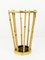 Austrian Modernist Bamboo Brass Umbrella Stand, 1950s, Image 4