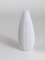 White Relief Striped Porcelain Vase attributed to Martin Freyer for Rosenthal, Germany, 1960s 8