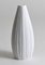 Vase en Porcelaine Blanche à Rayures en Relief attribué à Martin Freyer pour Rosenthal, Allemagne, 1960s 10