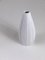 White Relief Striped Porcelain Vase attributed to Martin Freyer for Rosenthal, Germany, 1960s 9