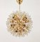 Gold-Plated Brass Blow Ball Sputnik Chandelier attributed toEmil Stejnar, 1970s 5