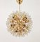 Lampadario Blow Ball Sputnik in ottone placcato oro attribuito a Emil Stejnar, anni '70, Immagine 5