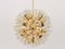 Gold-Plated Brass Blow Ball Sputnik Chandelier attributed toEmil Stejnar, 1970s, Image 7