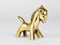 Mid-Century Horse Brass Figurine by Walter Bosse for Herta Baller, Austria, 1950s 2