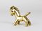 Figurine Cheval Mid-Century en Laiton par Walter Bosse pour Herta Baller, Autriche, 1950s 4