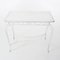 Mid-Century White Iron Garden Bench, Table and Chairs from Karasek, Austria, 1950s, Set of 4, Image 9