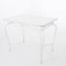 Mid-Century White Iron Garden Bench, Table and Chairs from Karasek, Austria, 1950s, Set of 4 10