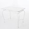 Mid-Century White Iron Garden Bench, Table and Chairs from Karasek, Austria, 1950s, Set of 4, Image 10