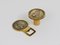 Apribottiglie e tappo a moneta in ottone attribuiti a Carl Auböck, Austria, anni '50, set di 2, Immagine 6