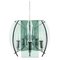 Mid-Century Glass Pendant in the style Fontana Arte, Italy, 1960s, Image 1