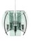 Mid-Century Glass Pendant in the style Fontana Arte, Italy, 1960s, Image 6