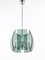 Mid-Century Glass Pendant in the style Fontana Arte, Italy, 1960s 3