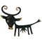 Walter Bosse Cow Sculpture Brass Key Hanger attributed to Hertha Baller, Austria, 1950s 1