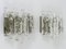 Appliques Mid-Century Icicle en Verre de Glace attribuées à JT Kalmar pour Kalmar, Autriche, 1960s, Set de 2 5