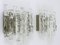 Mid-Century Icicle Ice Glass Sconces attributed to J. T. Kalmar for Kalmar, Austria, 1960s, Set of 2, Image 4