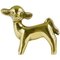 Mid-Century Calf Cow Brass Figurine from Herta Baller, Austria, 1950s, Image 1