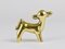 Figurine Mid-Century Vache en Laiton de Herta Baller, Autriche, 1950s 7