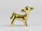 Mid-Century Calf Cow Brass Figurine from Herta Baller, Austria, 1950s 7