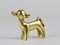 Mid-Century Calf Cow Brass Figurine from Herta Baller, Austria, 1950s 2