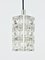 Lámpara colgante de cristal facetado de Bakalowits & Söhne, Austria, años 60, Imagen 6