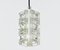 Lámpara colgante de cristal facetado de Bakalowits & Söhne, Austria, años 60, Imagen 3