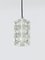 Lámpara colgante de cristal facetado de Bakalowits & Söhne, Austria, años 60, Imagen 4