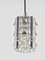 Lámpara colgante de cristal facetado de Bakalowits & Söhne, Austria, años 60, Imagen 17
