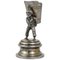 Art Nouveau Silver Toothpick Holder Displaying a Boy at Grape Harvest, 1920s, Image 1