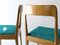 Modernist Wooden Chairs A7 with Green Fabric Upholstery attributed to Carl Auböck, 1950s, Set of 2 8