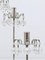 Silver Plated Candlestick with Faceted Crystals from Lobmeyr, Austria, 1950s, Image 3