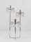 Silver Plated Candlestick with Faceted Crystals from Lobmeyr, Austria, 1950s 2