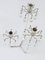 Silver Plated Candlestick with Faceted Crystals from Lobmeyr, Austria, 1950s, Image 10